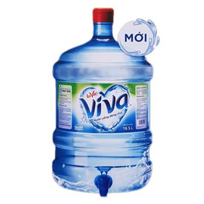 nước uống đóng bình tinh khiết viva 18.5L