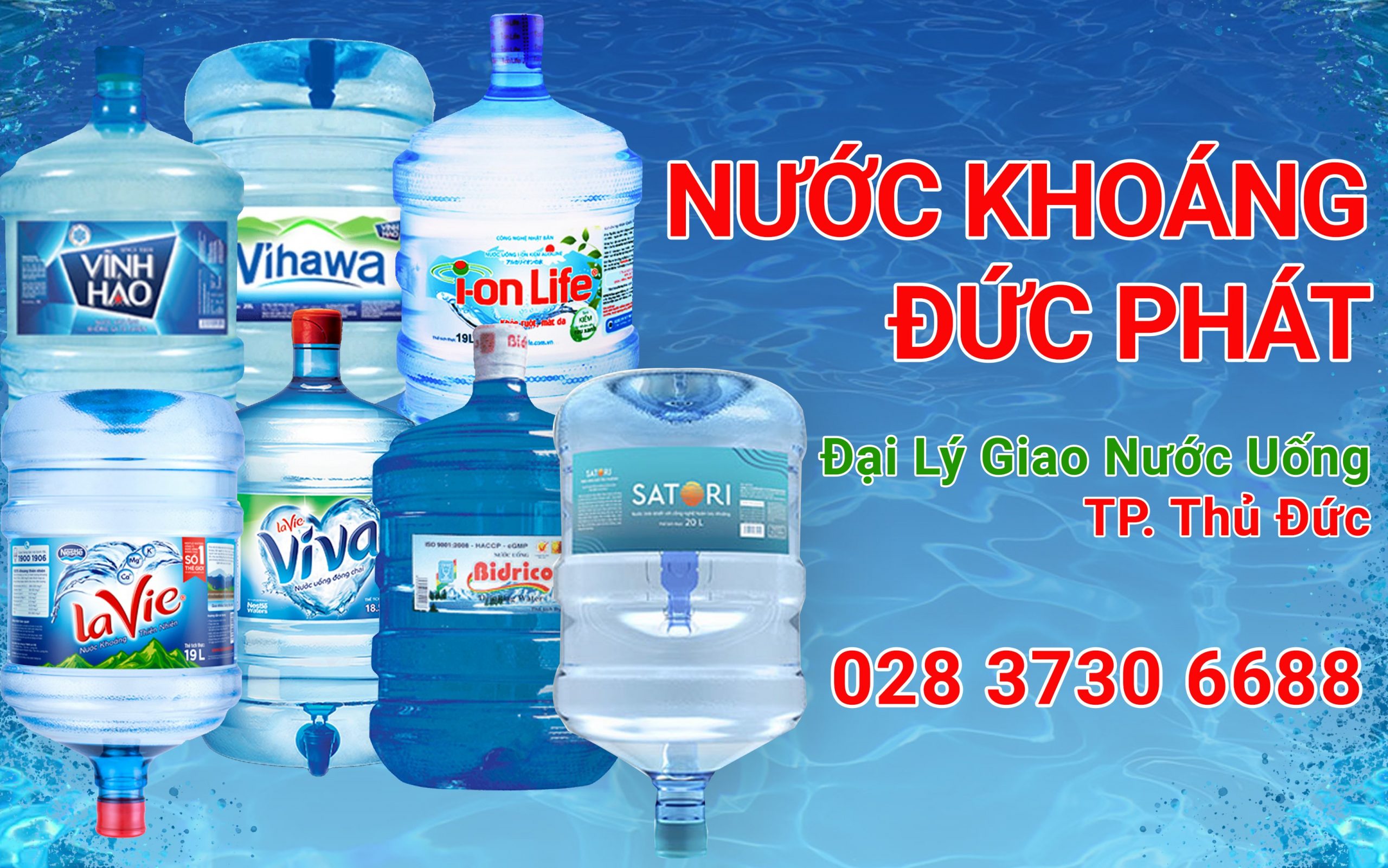 đại lý giao nước uống đóng bình thủ đức